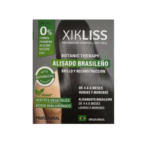 XIK LISS Alisado Brasileño Profesional: ¡Cabello Liso y sin Frizz por 4-6 Meses!